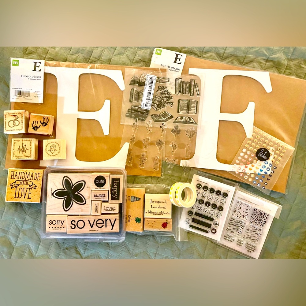 Bundle of Stamps/Scrapbooking supplies